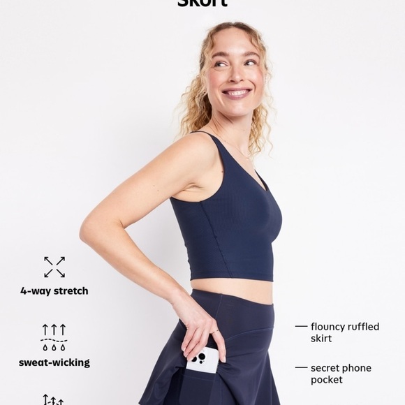 Old Navy Blue Athletic Shorts for Active Wear - Picture 5 of 6